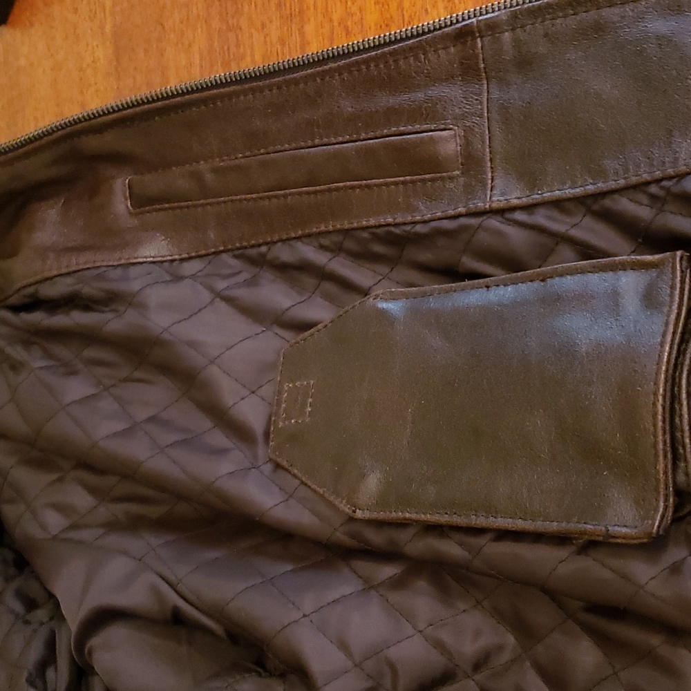 🔥 Host pick Airborne Leather mens jacket - Picture 11 of 13